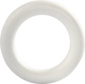 Ring, afm 17 cm, dikte 30 mm, wit, 1 stuk