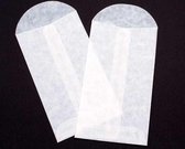 Pergamijn Envelopjes 8x14cm (100 stuks) | pergamijn zakjes | glassine zakjes