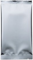 Plastic Zakken Zilver 7.5x14cm Gemetalliseerd en Sealbaar (100 stuks)