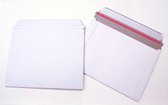 Verzendenveloppen 15.2x15.2cm 450grs met Plakrand (10 stuks)