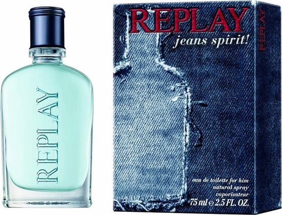 Replay Jeans Spirit! for men - Eau de toilette - 75 ml - Herenparfum |  bol.com