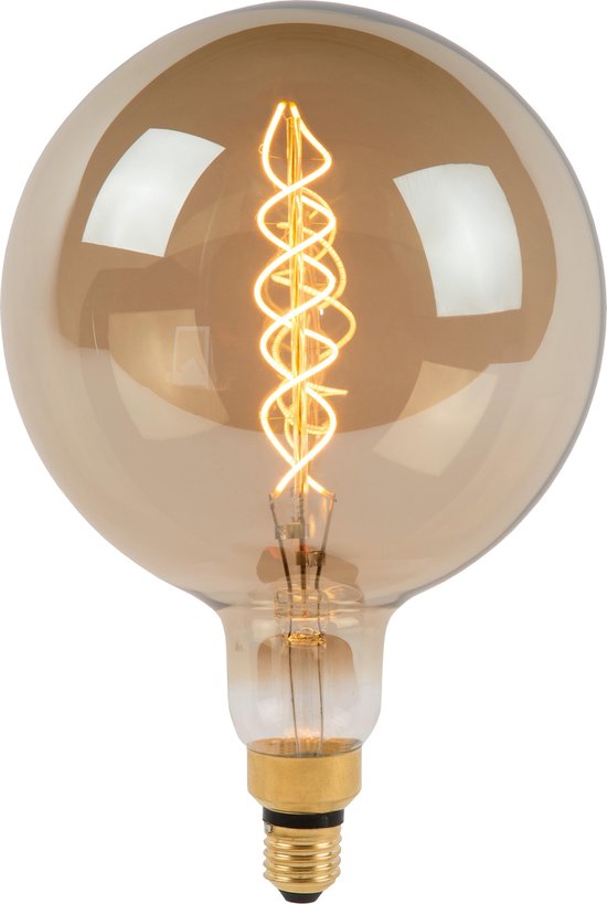 eenvoudig passie Vies Lucide G200 GIANT - Filament lamp - Ø 20 cm - LED Dimb. - E27 - 1x8W 2200K  - Fumé | bol.com