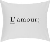 Livello Kussensloop L'amour White 60x70