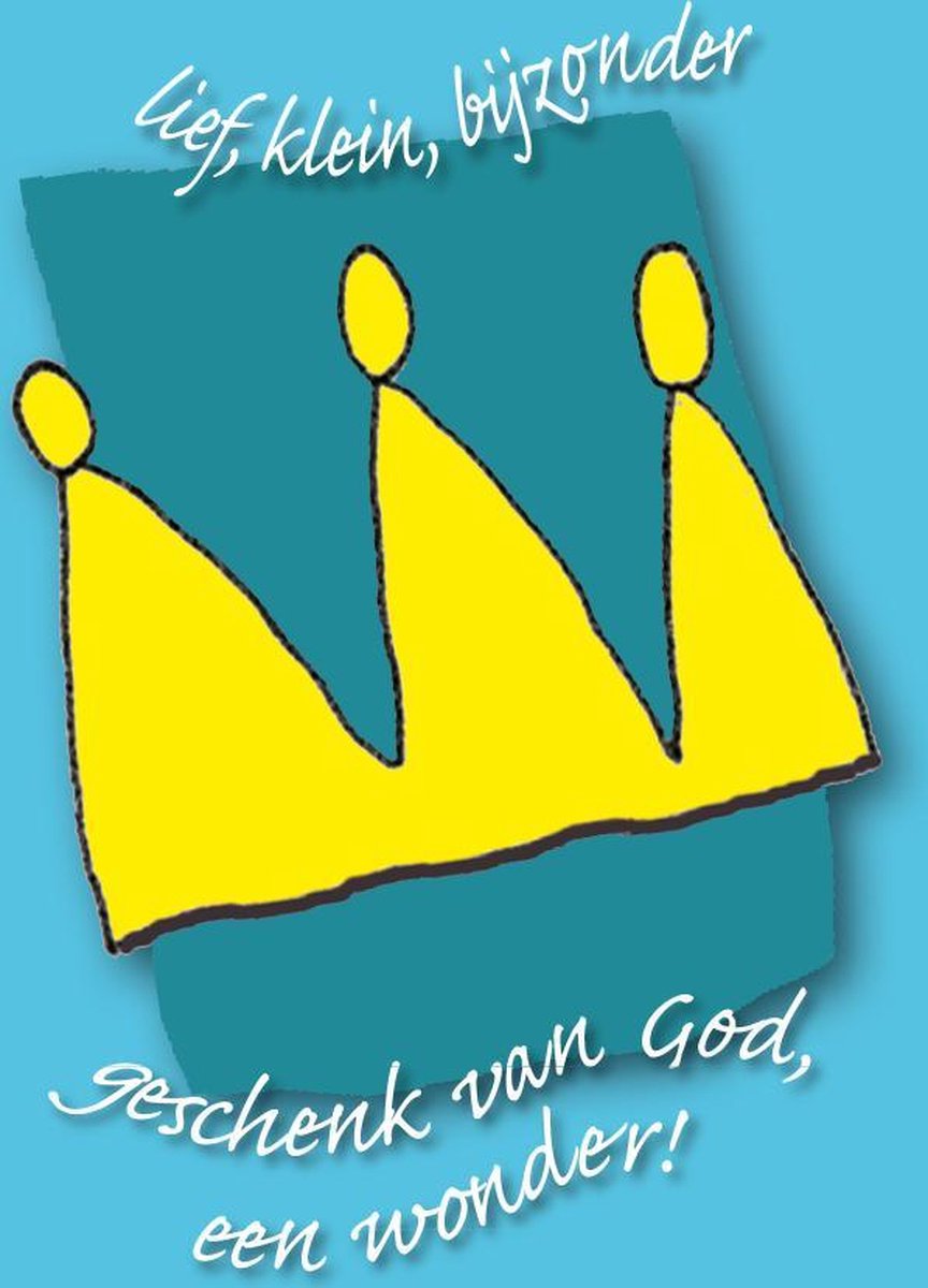 Wenskaarten 10x15 cm - geboorte jongen en meisje - set van 10 inclusief enveloppe