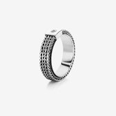 Rebel and Rose RR-RG021-S Ring Proteus zilver maat 72