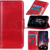 Nokia 3.4 hoesje - Wallet bookcase - Rood - GSM Hoesje - Telefoonhoesje Geschikt Voor: Nokia 3.4