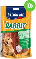 Vitakraft RABBIT strips konijn - hondensnack - 10 verpakkingen