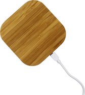 Qi Draadloze Oplader Hout-Look - Fast Charging! - Inclusief kabel - Universeel - Wireless Charger - Qi lader - Samsung - iPhone