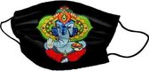Yogi Mondkapje Ganesh Modak White