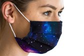 Mondkapje wasbaar - Galaxy - Herbruikbaar mondkapje - Stoffen mondmasker - Mondkapje Katoen - Niet-medisch mondkapje