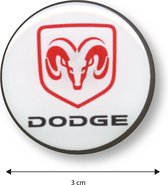 Koelkastmagneet - Magneet - Dodge - Rood - Auto - Ideaal voor koelkast of andere metalen oppervlakken