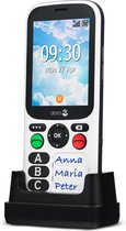 Mobiele telefoon 780X(IUP) met valdetectie 4G - wit/zwart