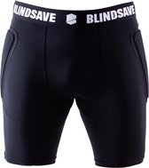 Blindsave Compressie Keeperbroek met bescherming | Padded Compression Goalkeeper Short | BAT Body Adjustment Technology | Zwart | Keeper broek | Maat XL