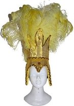 Gele Braziliaanse hoofdtooi voor dames