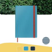 Leitz Cosy Notitieboek B5 Soft Touch Gelijnd - Notitieboek Hard Cover - Sereen Blauw - Ideaal Voor Thuiswerken/Thuiskantoor