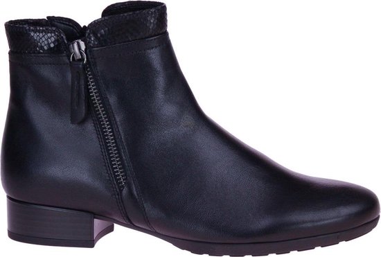 Bottines noirs en cuir velours – Gabor