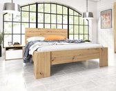 Tweepersoonsbed Melody - Eiken - 160x200 cm