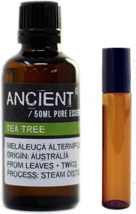 Tea Tree Etherische Olie - 50 ml - Roll on - Navulflesje - Melaleuca |  bol.com