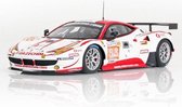 The 1:43 Diecast Modelcar of the Ferrari 458 Italia GTC , JMB Racing #83 of the 24H LeMans 2012. The drivers are M. Rodrigues / P. Illiano and A. Ferte. The manufacturer of the scalemodel is Fujimi.This model is only available online
