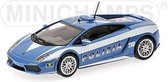 The 1:43 Diecast Modelcar of the Lamborghini Gallardo LP560-4 of Polizia Italiana 2009. This scalemodel is limited by 1008pcs.The manufacturer is Minichamps.This model is only online available.