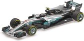 The 1:43 Diecast Modelcar of the Mercedes AMG Petronas F1 Team W06 Hybrid #77 of the Chinese GP 2017. The driver was V. Bottas. The manufacturer of the scalemodel is Minichamps.This model is only online available