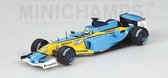 The 1:43 Diecast Modelcar of the Renault R23 #34 of 2003. The driver was Alan McNish. The manufacturer of the scalemodel is Minichamps.This model is only online available