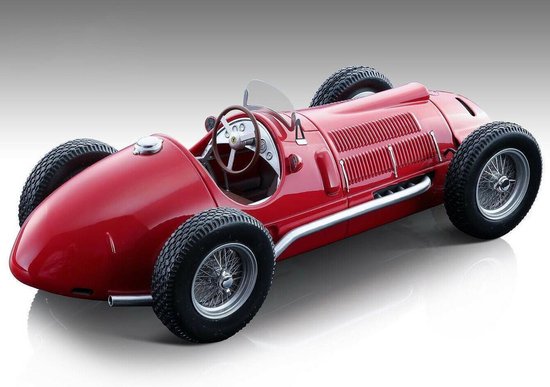 MODELLINO AUTO STATICO TECNOMODEL FERRARI F1 801 PRESS 1957 ROSSO SCALA 1/43