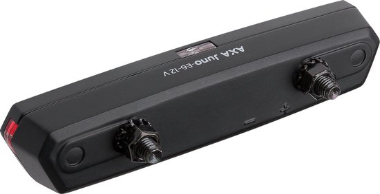 AXA Juno E‑bike Achterlicht - LED Fietsverlichting - 6–12V - 500 m Zichtbaarheid - Zijzichtverlichting - Geïntegreerde Reflector - 80 mm Montage - Rood — afbeelding 3