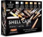 Lifecolor CS47 Shell Cases Set1 (perfect metal) + 6 pipetjes 2ml