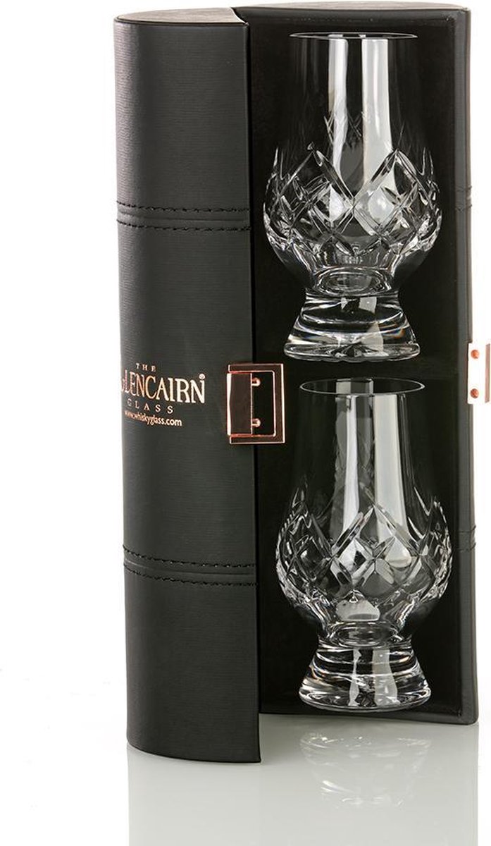 Exclusieve Glencairn Cut Reisset Met 2 Whiskyglazen- 16% Loodkristal - Handgemaakt