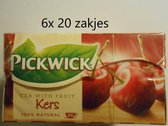 Pickwick thee - Kers - multipak 6x 20 stuks
