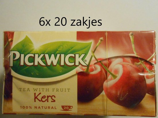 Pickwick thee - Kers - multipak 6x 20 stuks | bol.com