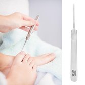 BeautyTools Pedicure Holle Beitel - Verwijderen van Eeltpitten/Likdoorns en Reinigen van Nagelwallen - Enkelzijdig (14 cm) - Fijne Gleuf (1 mm) - (NC-0430)