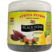 Africa Finest Alata Samina African Black Soap Savoir Fresh Lemon Savon Noir 450 ml