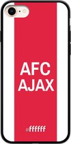 iPhone 7 Hoesje TPU Case - AFC Ajax - met opdruk #ffffff