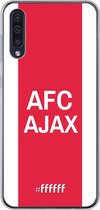 Samsung Galaxy A30s Hoesje Transparant TPU Case - AFC Ajax - met opdruk #ffffff
