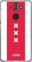 Nokia 8 Sirocco Hoesje Transparant TPU Case - AFC Ajax Amsterdam1 #ffffff