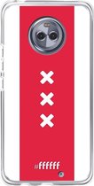 Motorola Moto X4 Hoesje Transparant TPU Case - AFC Ajax Amsterdam1 #ffffff