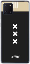 Samsung Galaxy Note 10 Lite Hoesje Transparant TPU Case - AFC Ajax Uitshirt 2018-2019 #ffffff