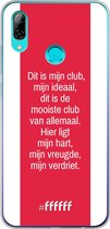 Huawei P Smart (2019) Hoesje Transparant TPU Case - AFC Ajax Dit Is Mijn Club #ffffff