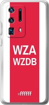 Huawei P40 Pro+ Hoesje Transparant TPU Case - AFC Ajax - WZAWZDB #ffffff