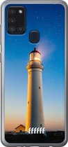 Samsung Galaxy A21s Hoesje Transparant TPU Case - Lighthouse #ffffff