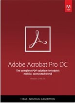 Adobe Acrobat Pro DC - 12 months/1 device - Multi L (PC/MAC)