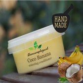 Conditioner| Haar Conditioner |Coco Banana| “Een rijke haarbehandeling voor Alle Haartypes | 180 ML| 6 flessen in 1 Potje.| Incl Bamboe lepeltje.