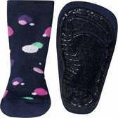 Antislip sokken met gekleurde stippen donkerblauw-39/42