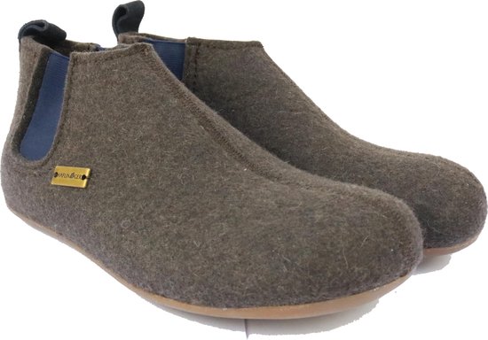 Haflinger Hygge Chelsea Boots Pantoffel - Taupe