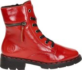 Rieker dames veterboot - Rood - Maat 36