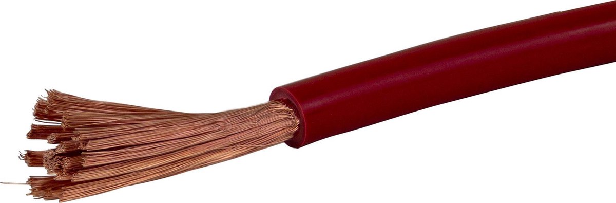 Câble batterie rouge 35mm², rouleau 100 mètres