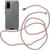 iMoshion Backcover met koord Samsung Galaxy S20 hoesje - Rosé Goud