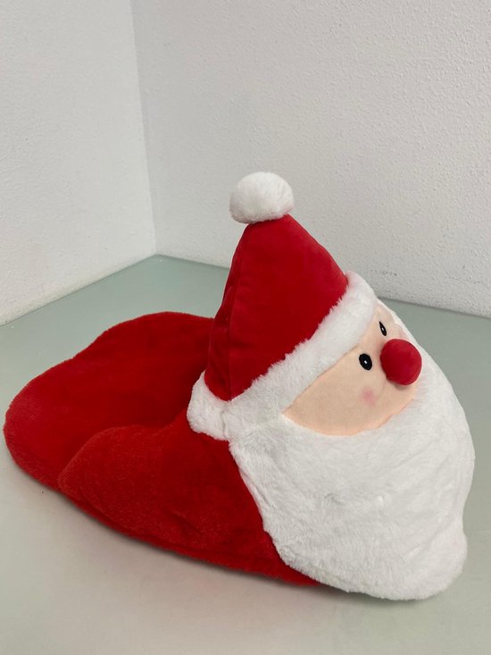 Pantoufle géante: kussen chauffe-pieds dans le style de Noël - 1 pièce  (Père Noël) | bol